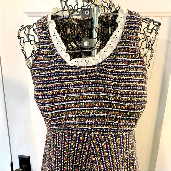 Vintage 70’s Cotton Floral Prairie Dress - Picture 8 of 10